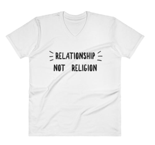 Men’s Relationship NOT Religion V-Neck 🙌🏾