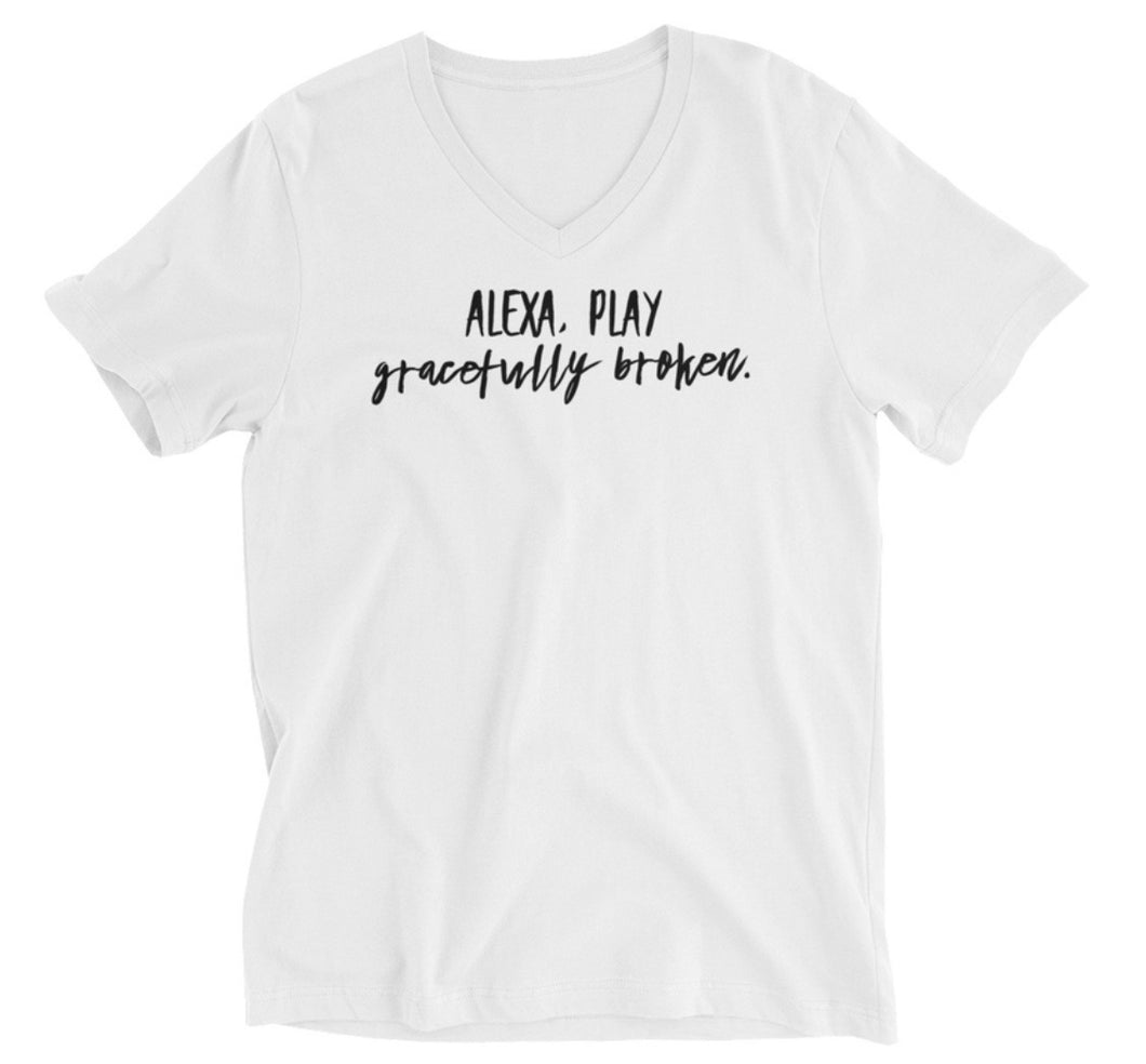 Alexa, Play Gracefully Broken T-Shirt